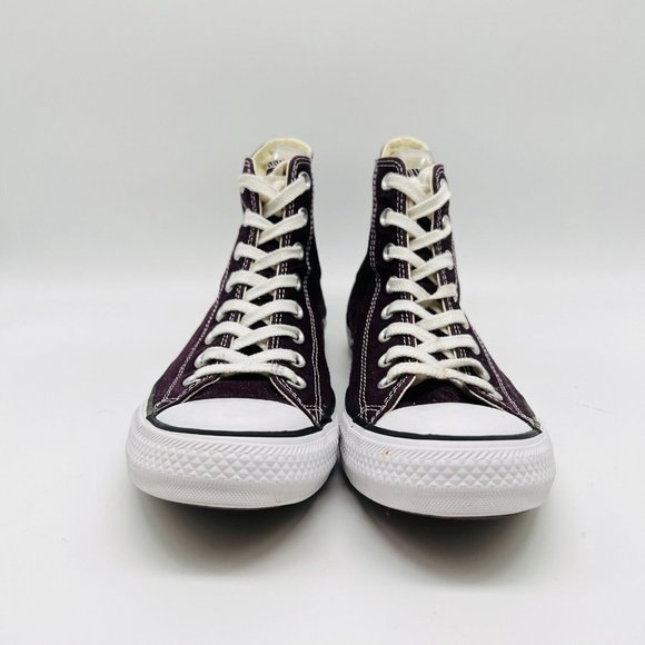Converse All Star High Tops Womens 9.5 Mens 7.5  in Burgundy - Picture 3 of 14